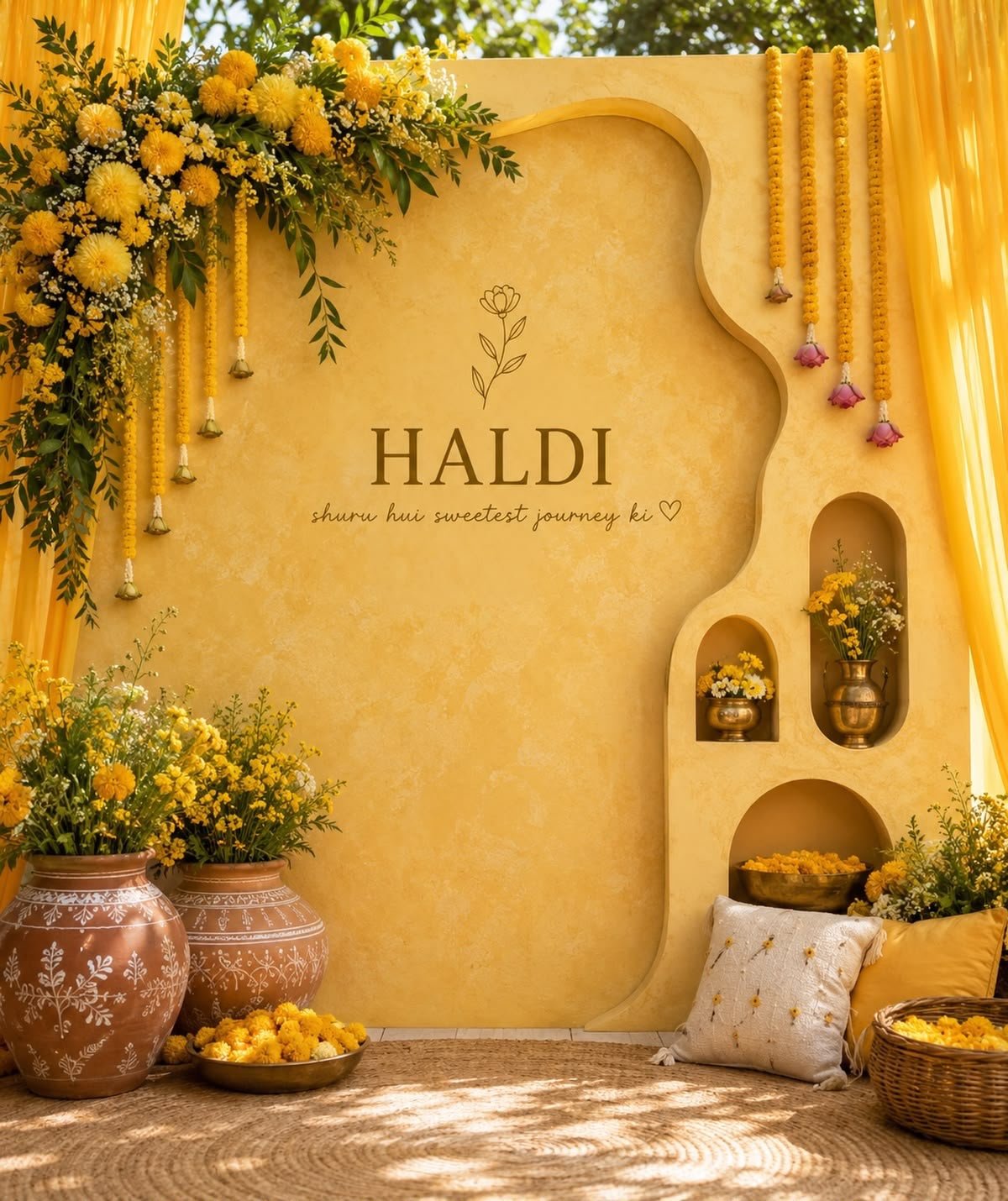 Bhrahmkrupa Haldi decoration